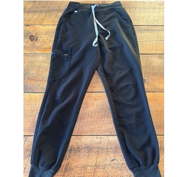 Figs Pants - FIGS Womens Technical Collection Black Jogger Style Scrub Pants Pockets‎ Size XS